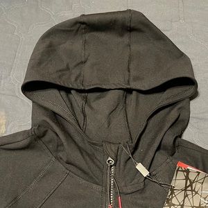 NWT Women’s SPYDER Sport Style-Size L, BLACK, 81% poly 19%Spandex. GREAT HOODIE
